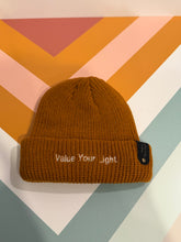 Load image into Gallery viewer, Value Your Light - Apricot Beanie
