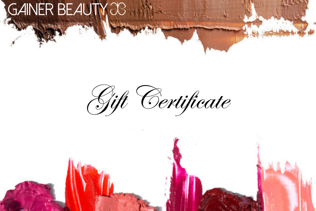 Gainer Beauty Gift Certificate